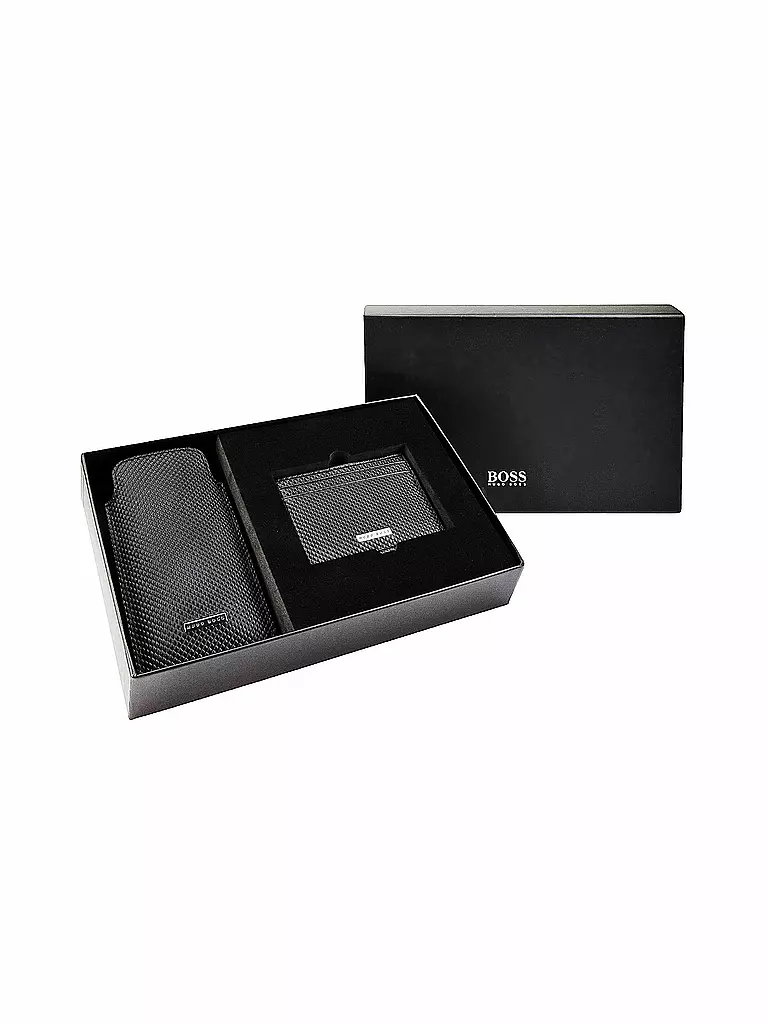 HUGO BOSS | Geschenkbox mit Handyhülle und Kartenetui | 