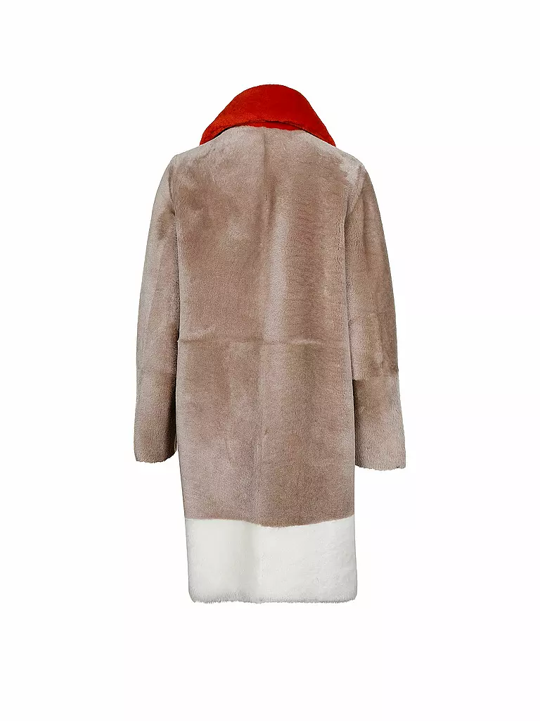 HUGO BOSS | Lammfellmantel "Soby" | braun