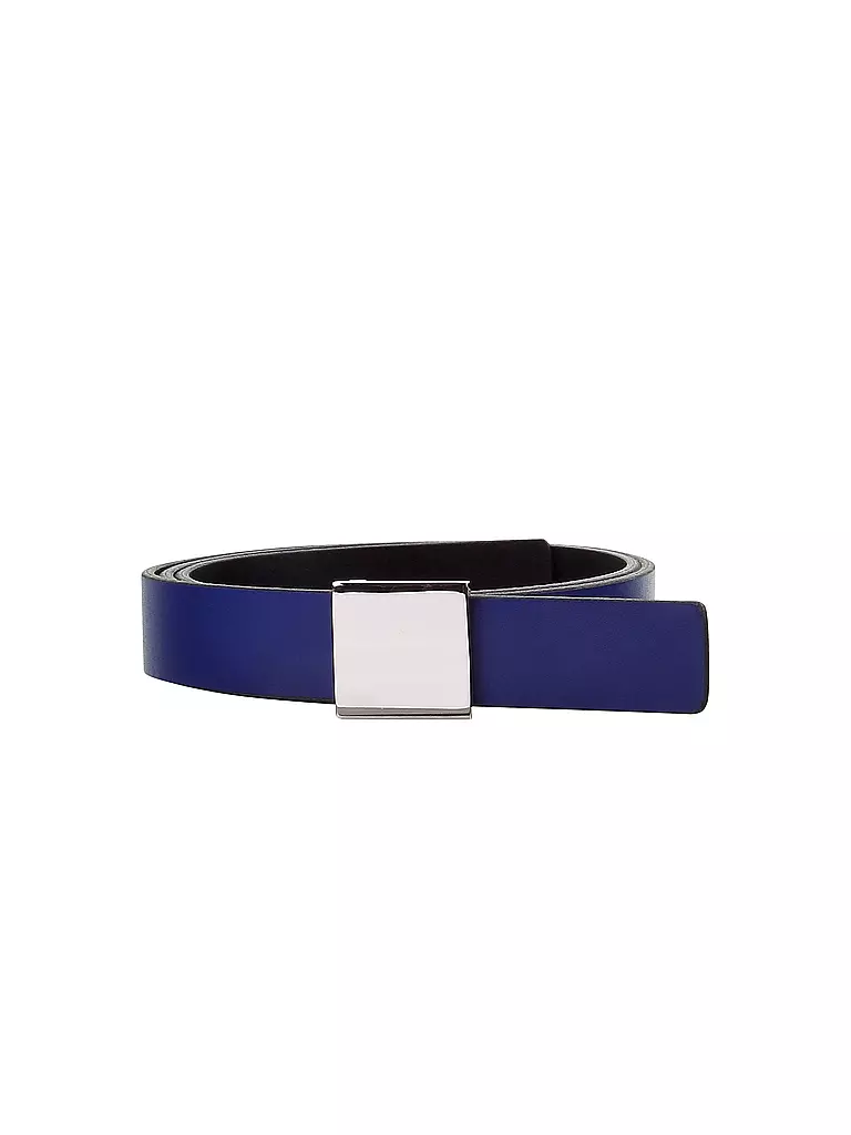 HUGO BOSS | Leder-Wendegürtel | blau