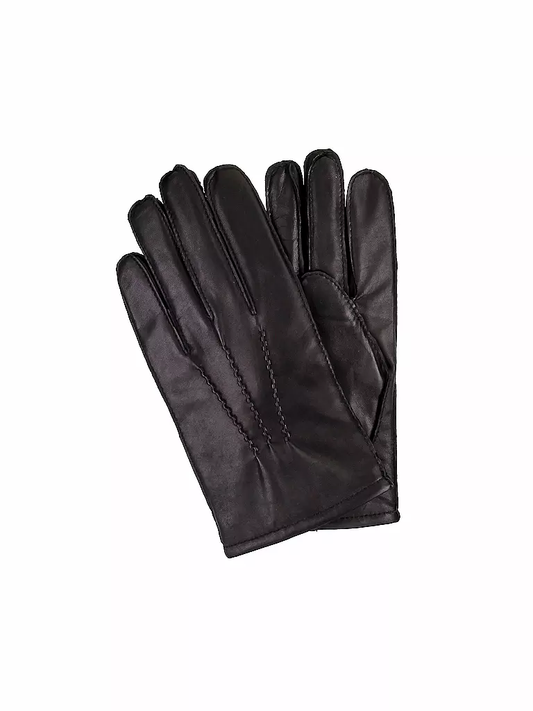 HUGO BOSS | Lederhandschuhe "Haindt" | schwarz