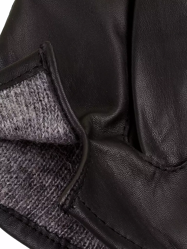 HUGO BOSS | Lederhandschuhe "Haindt" | schwarz