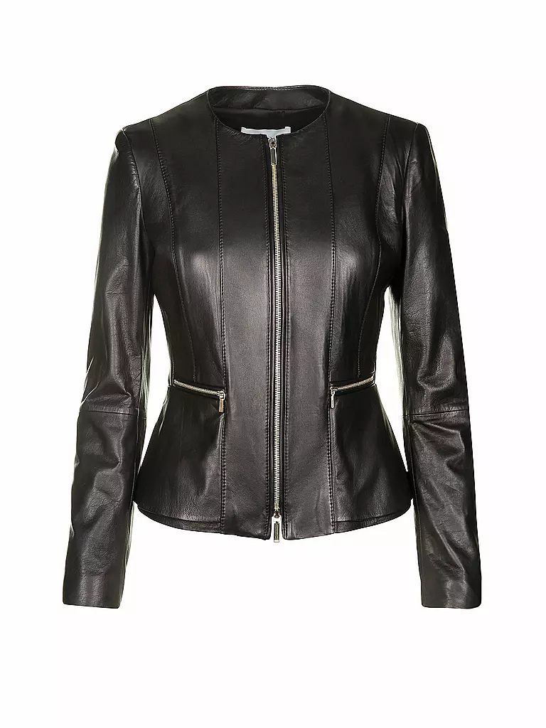 HUGO BOSS | Lederjacke "Sakira" | schwarz