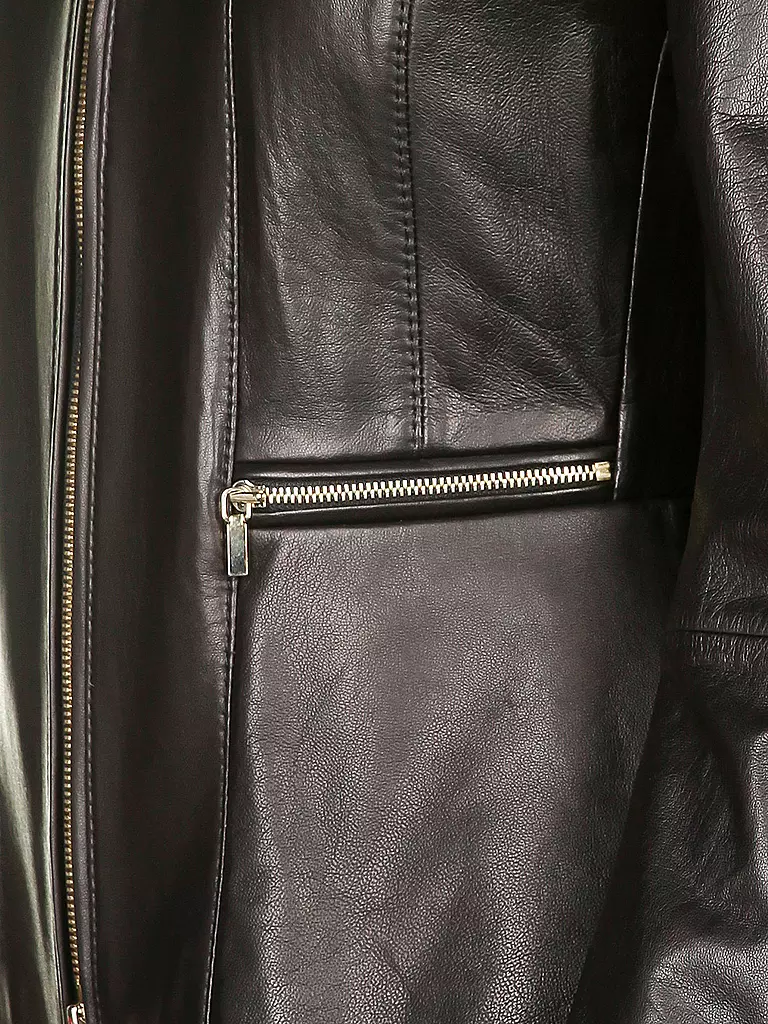 HUGO BOSS | Lederjacke "Sakira" | schwarz