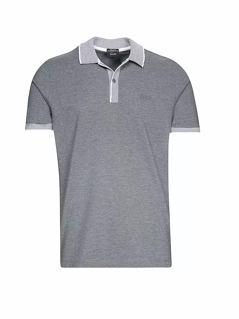 HUGO BOSS | Poloshirt Regular-Fit "Janis 71" | grau