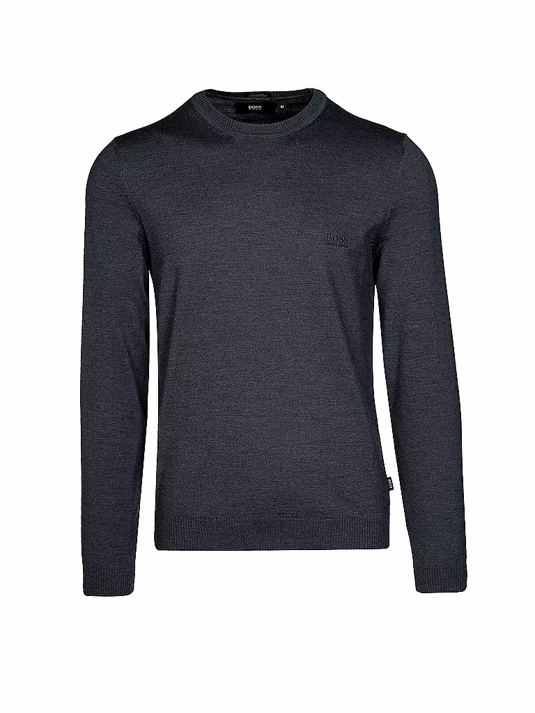 HUGO BOSS | Pullover Regular-Fit "Bagritte" | grau