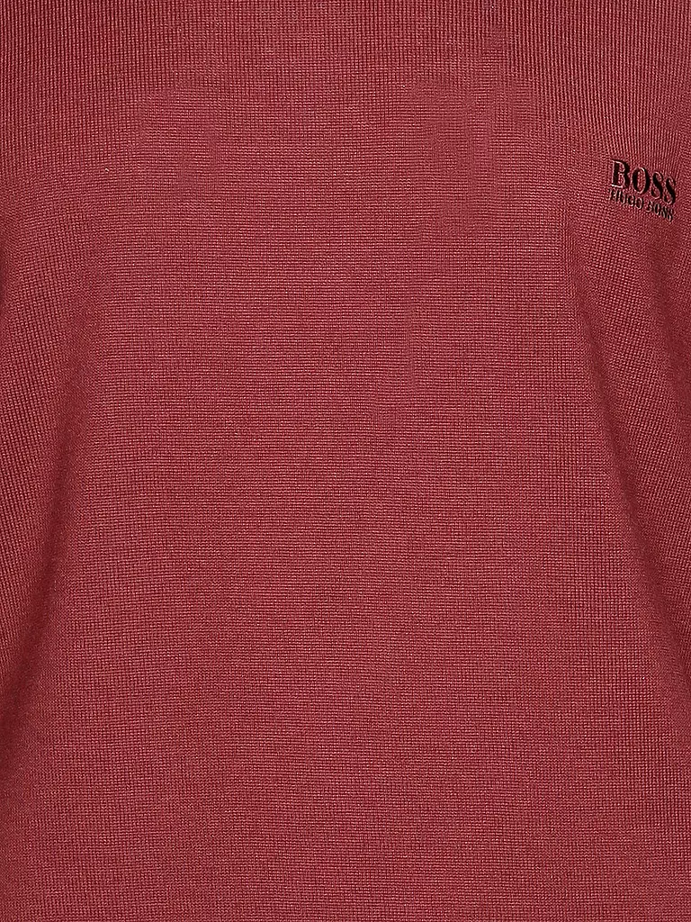 HUGO BOSS | Pullover Regular-Fit "Bagritte" | rot