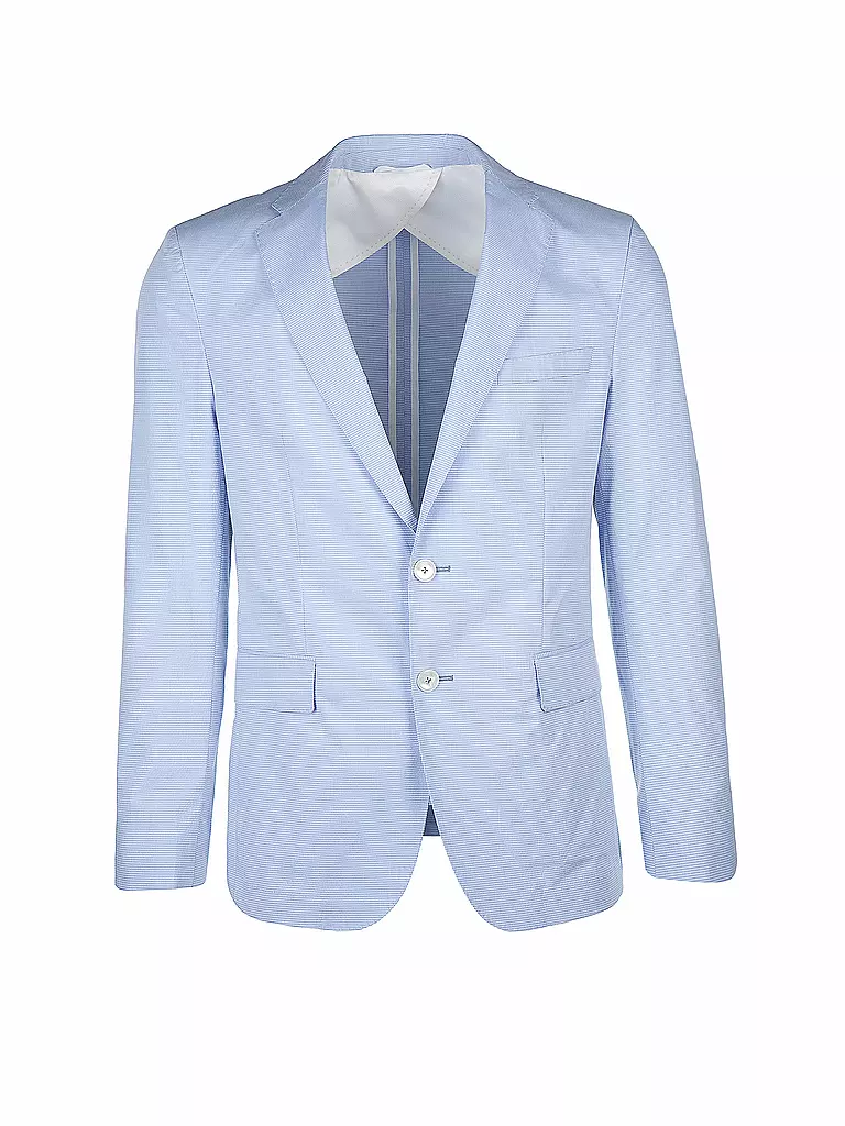 HUGO BOSS | Seersucker-Sakko Slim-Fit "Nobis" | 