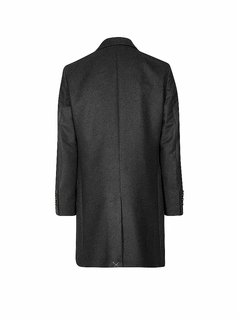 HUGO BOSS | Seiden-Wollmantel "T-Neon" | grau