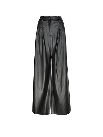 HUGO | Hose Wide Fit in Lederoptik HAWINE