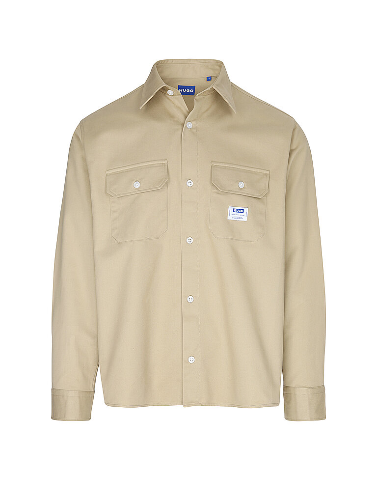 HUGO Overshirt EKYNONE_1 beige | L