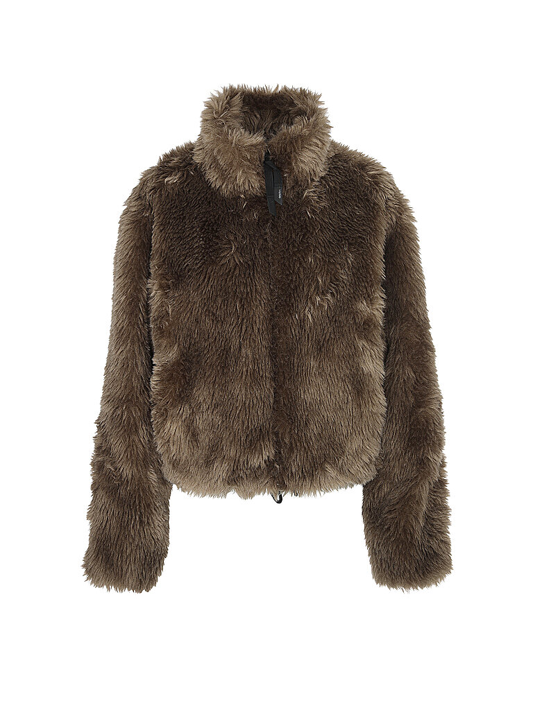 HUGO Jacke in Felloptik FELVER-1 braun | L