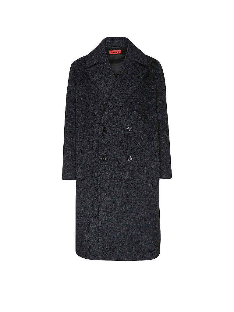 HUGO Wollmantel MILAS schwarz | L