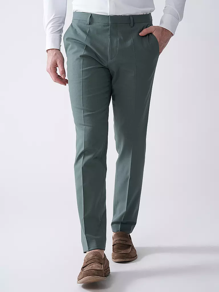 HUGO | Anzughose Extra Slim Fit | grün