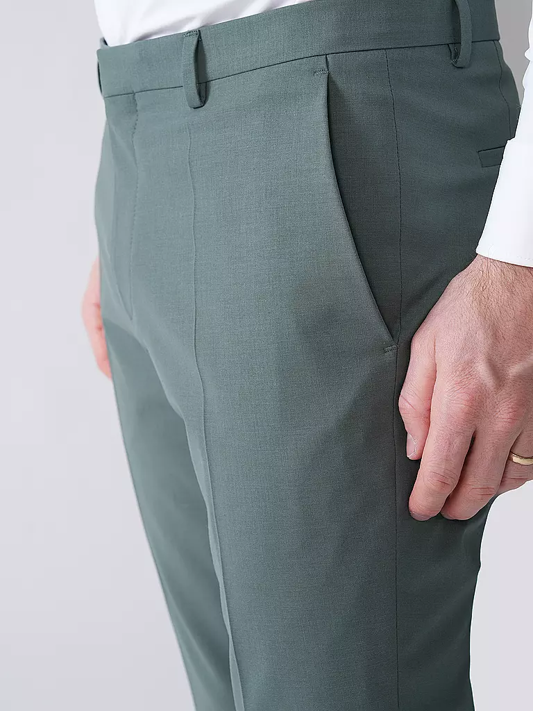 HUGO | Anzughose Extra Slim Fit | grün