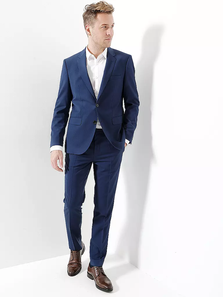 HUGO | Anzughose Extra-Slim-Fit "Hartley" | blau