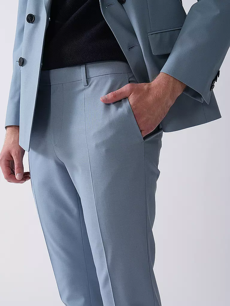 HUGO | Anzughose Slim Fit GETLIN232X | hellblau