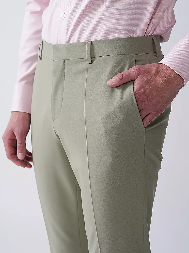 HUGO | Anzughose Slim Fit GETLIN232X | hellgrün