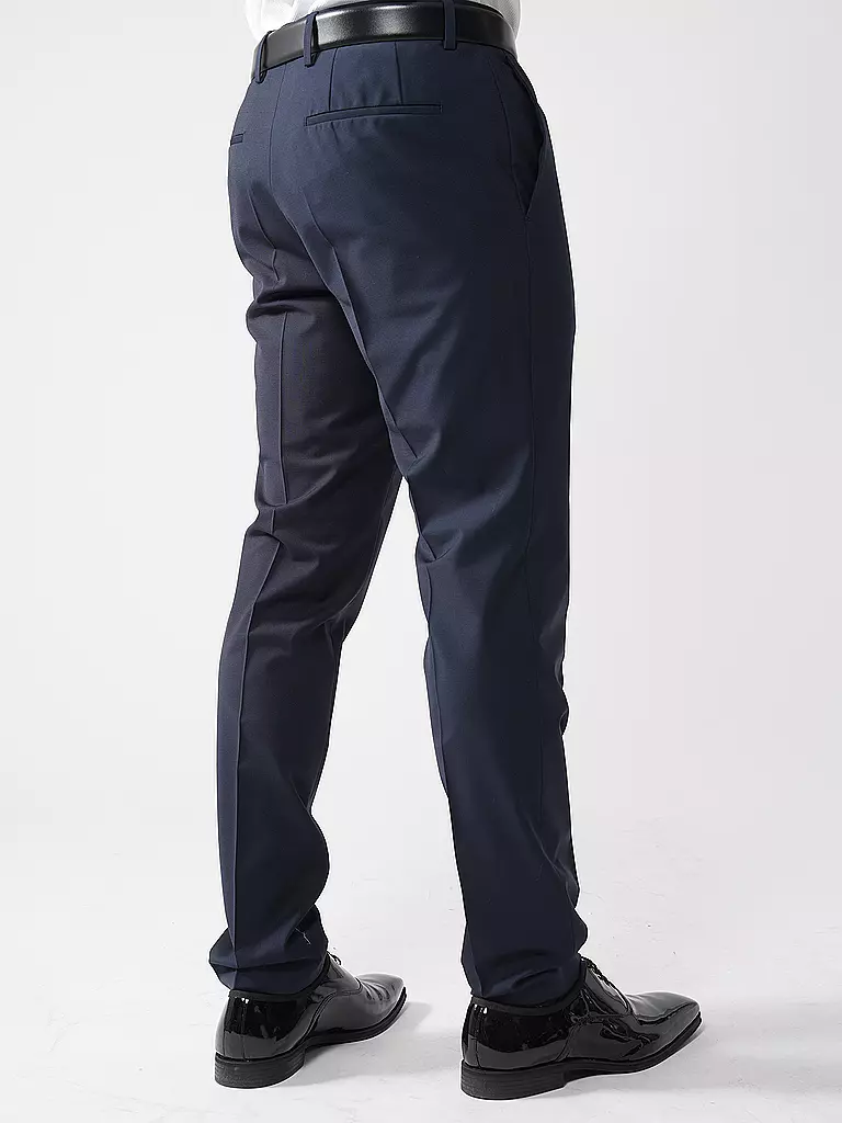 HUGO | Anzughose Slim Fit | dunkelblau