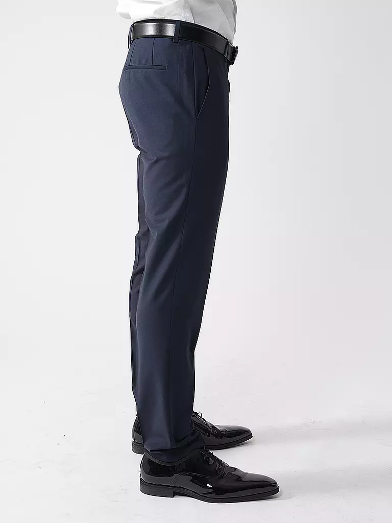 HUGO | Anzughose Slim Fit | dunkelblau