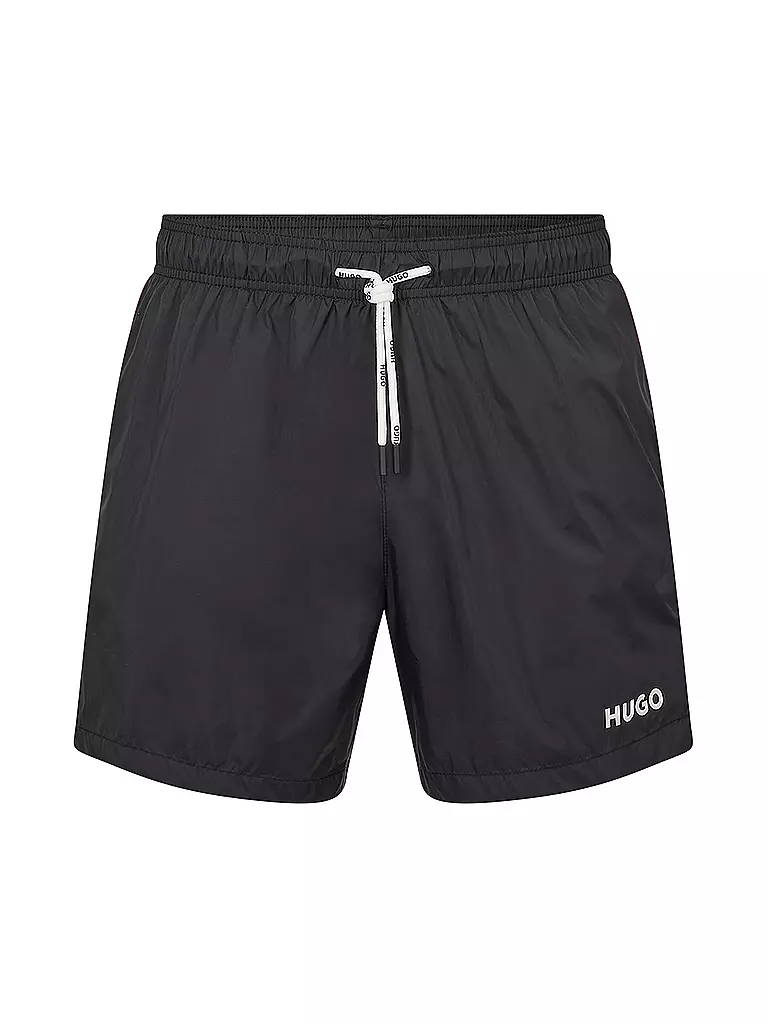 HUGO | Badeshorts HAITI | schwarz