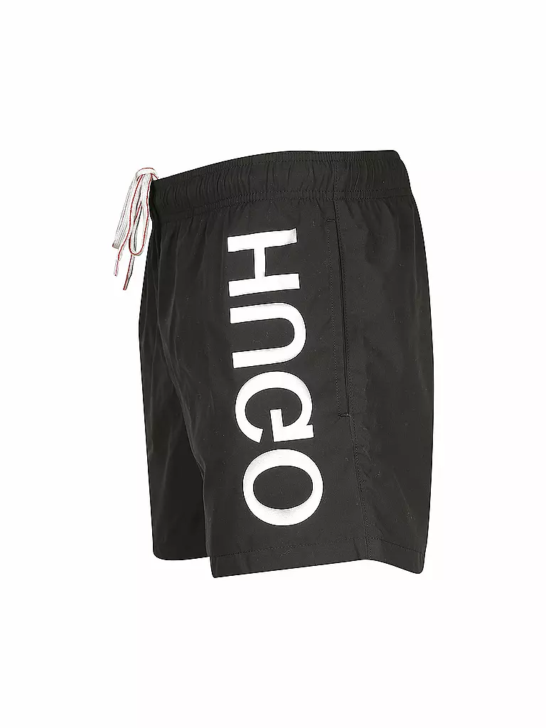 HUGO | Badeshorts | schwarz