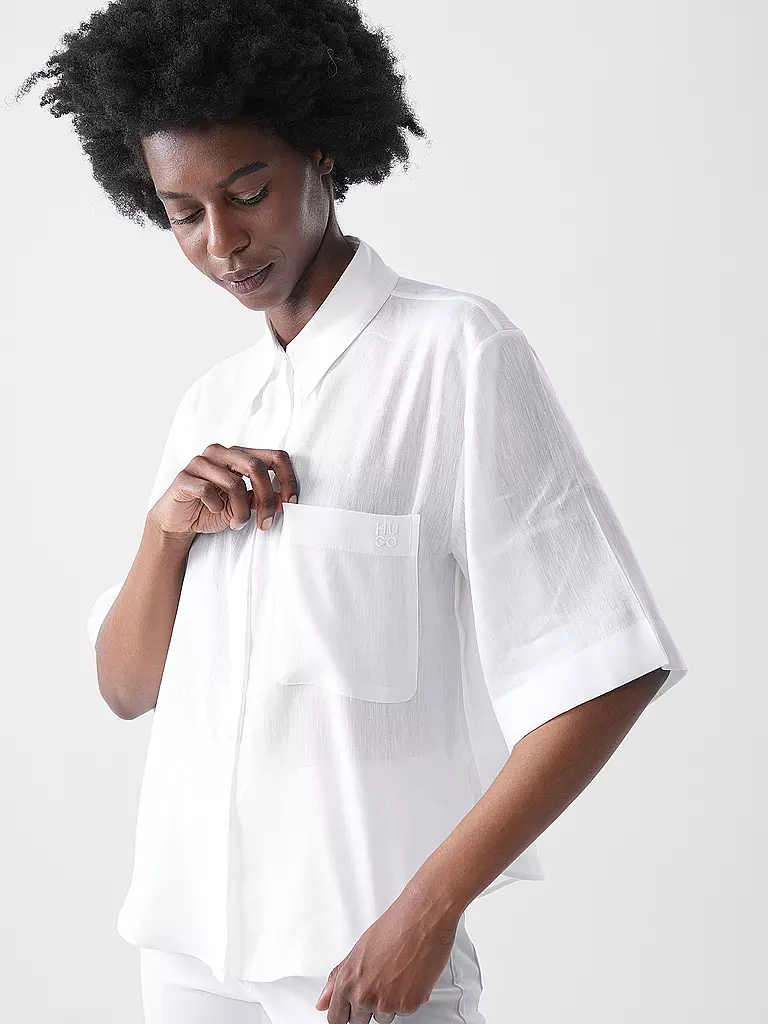 HUGO | Bluse EVONA | weiss