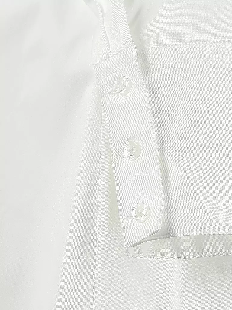 HUGO | Bluse Slim Fit " Fitted Shirt " | weiß