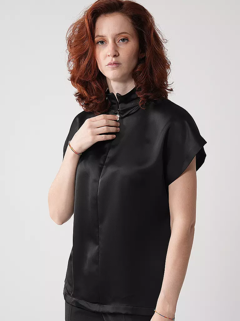HUGO | Blusenshirt CANELI-1 | schwarz