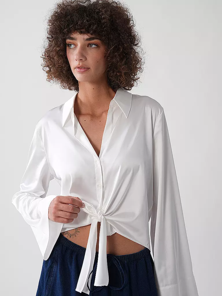 HUGO | Blusenshirt ERRIKA | weiss