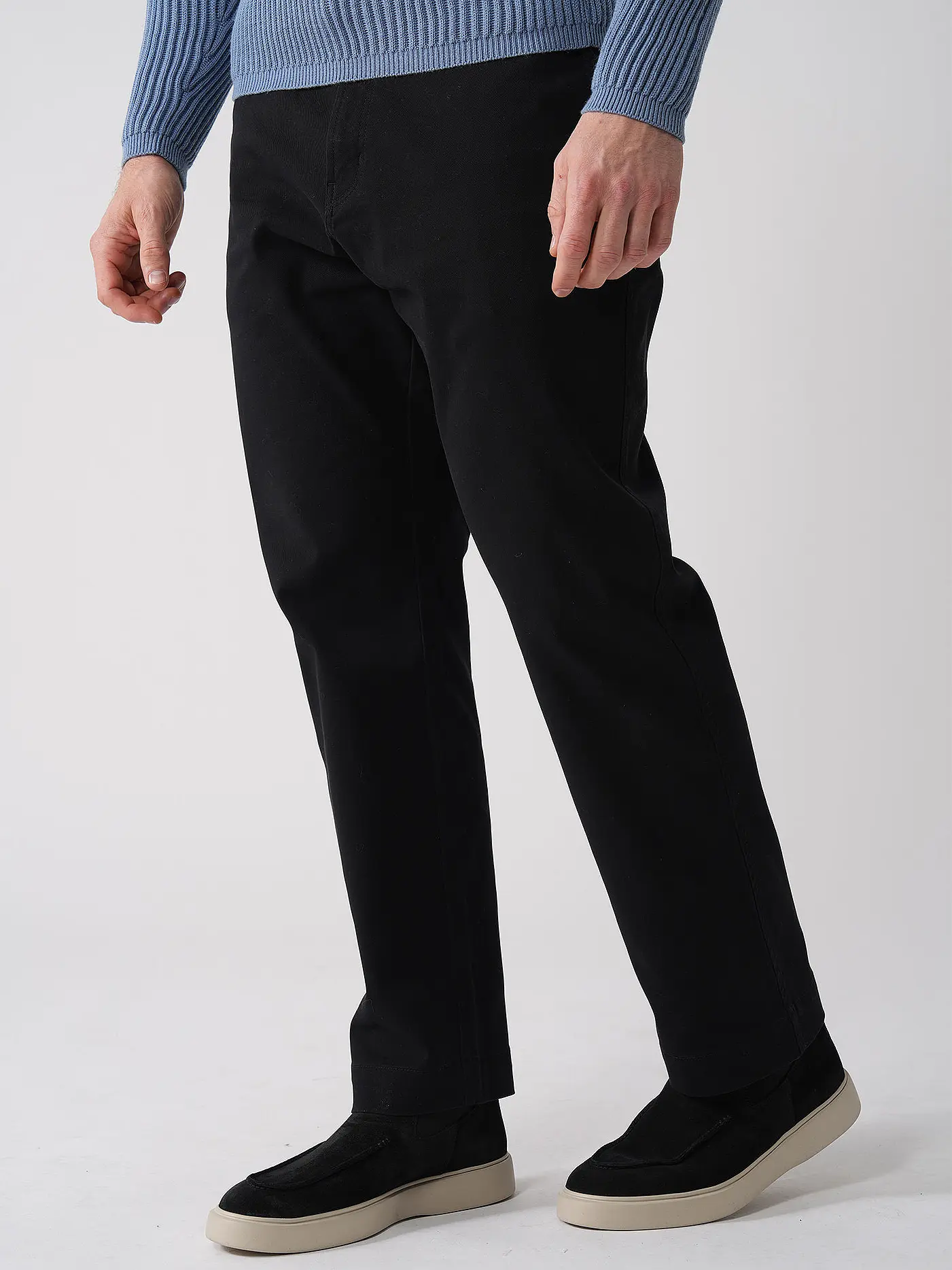 HUGO | Chino Regular Fit ZAYN | schwarz