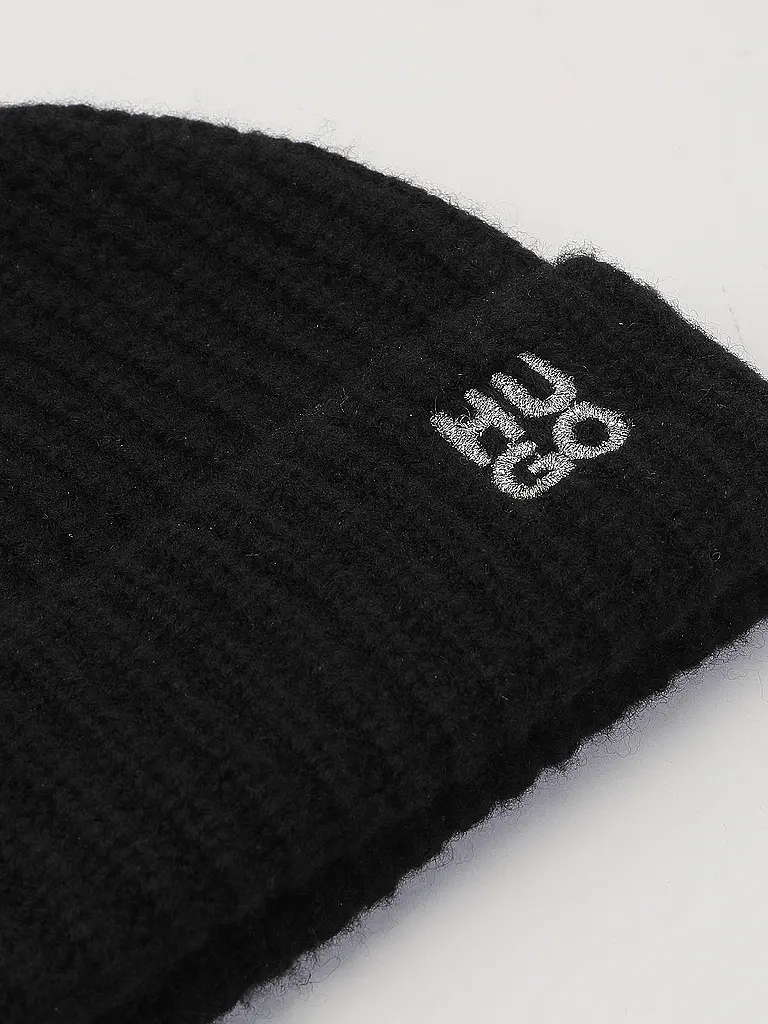 HUGO | Geschenke Set Haube und Schal SARMI | schwarz