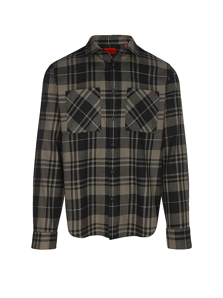 HUGO | Hemd Regular Fit EGRIN | grau