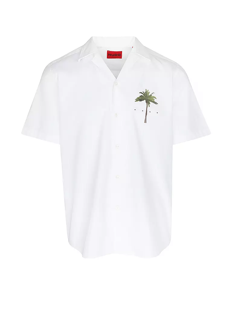 HUGO | Hemd Regular Fit ELLINO | weiss