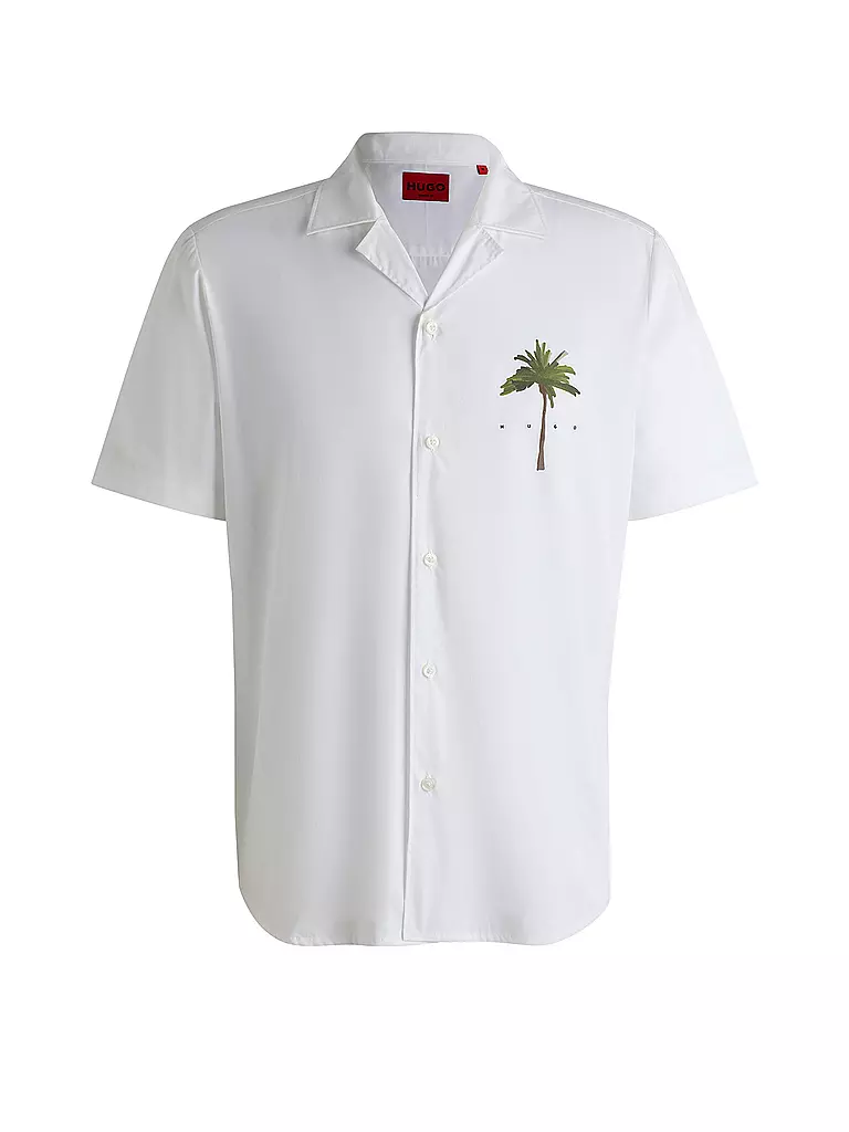 HUGO | Hemd Regular Fit ELLINO | weiss