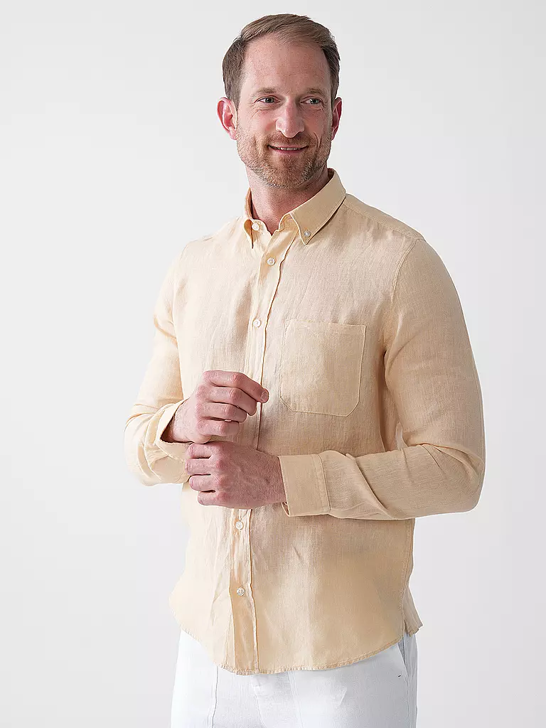 HUGO | Hemd Regular Fit ERMANN | beige