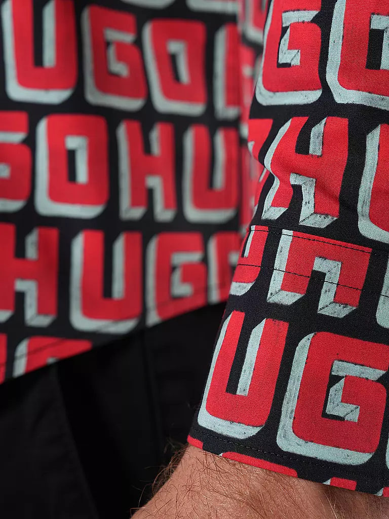 HUGO | Hemd Slim Fit ERMO  | rot
