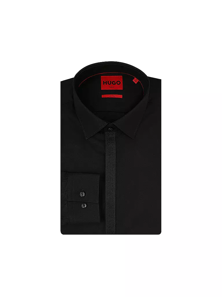 HUGO | Hemd Slim Fit KEIDI | schwarz