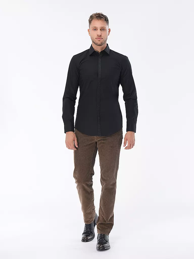 HUGO | Hemd Slim Fit KEIDI | schwarz