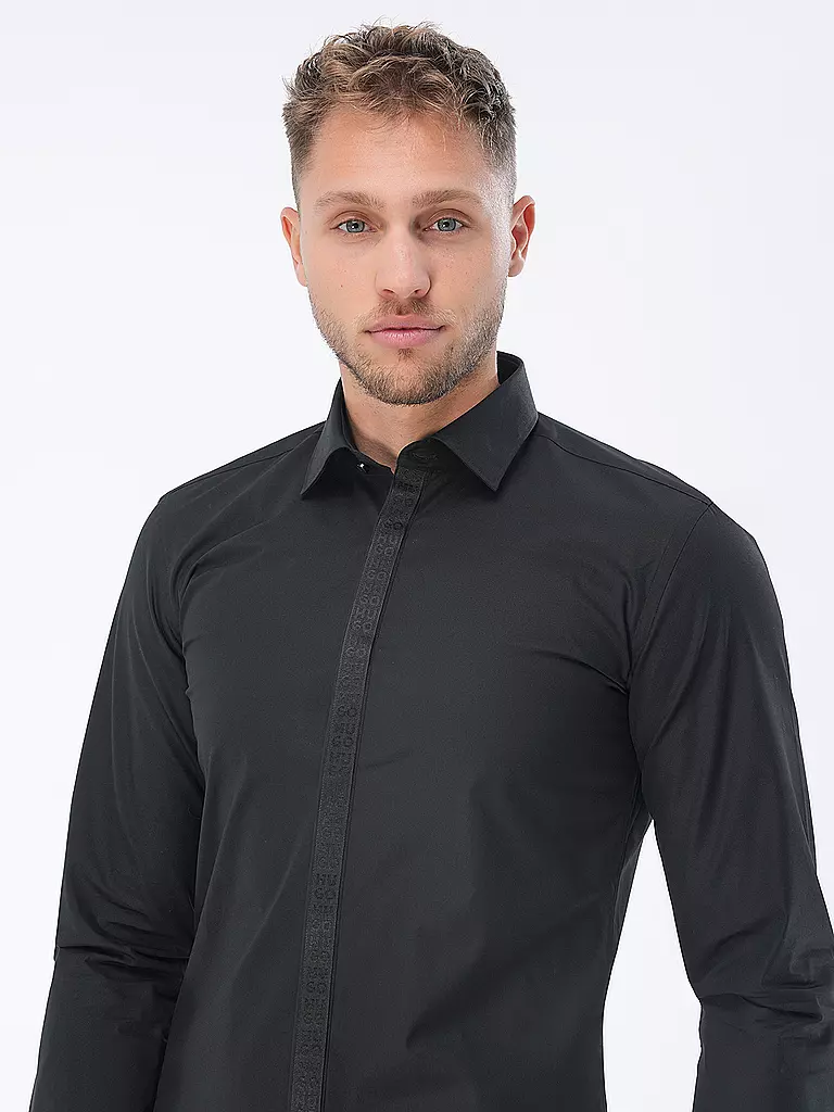 HUGO | Hemd Slim Fit KEIDI | schwarz
