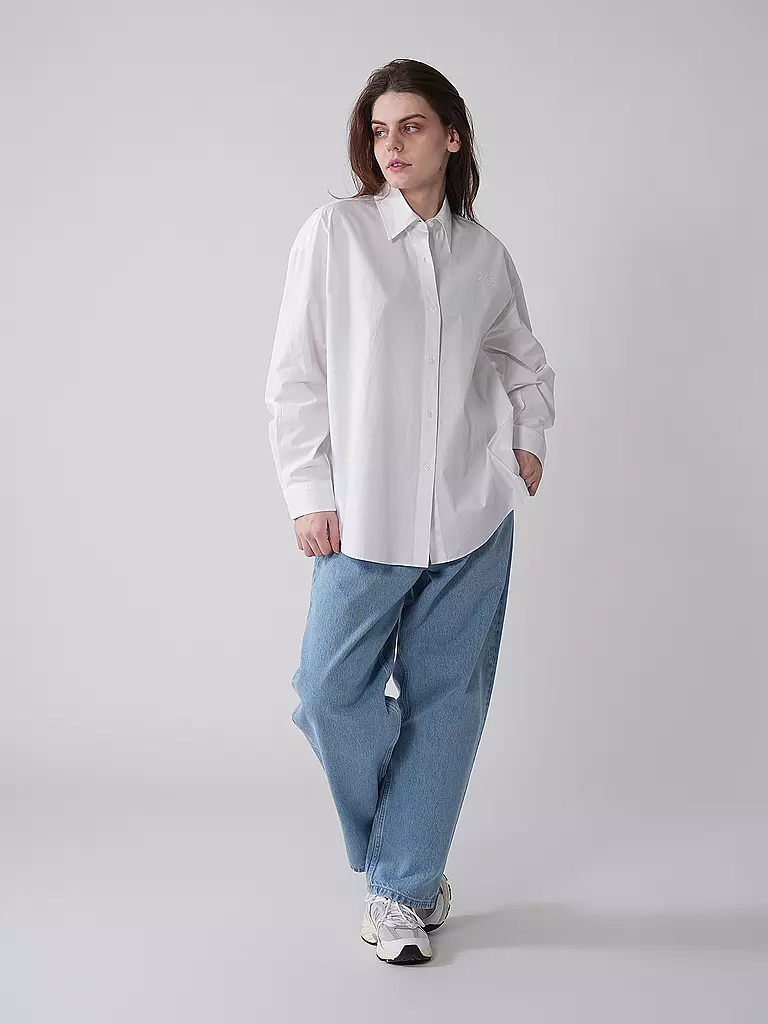 HUGO | Hemdbluse ELISANA | weiss