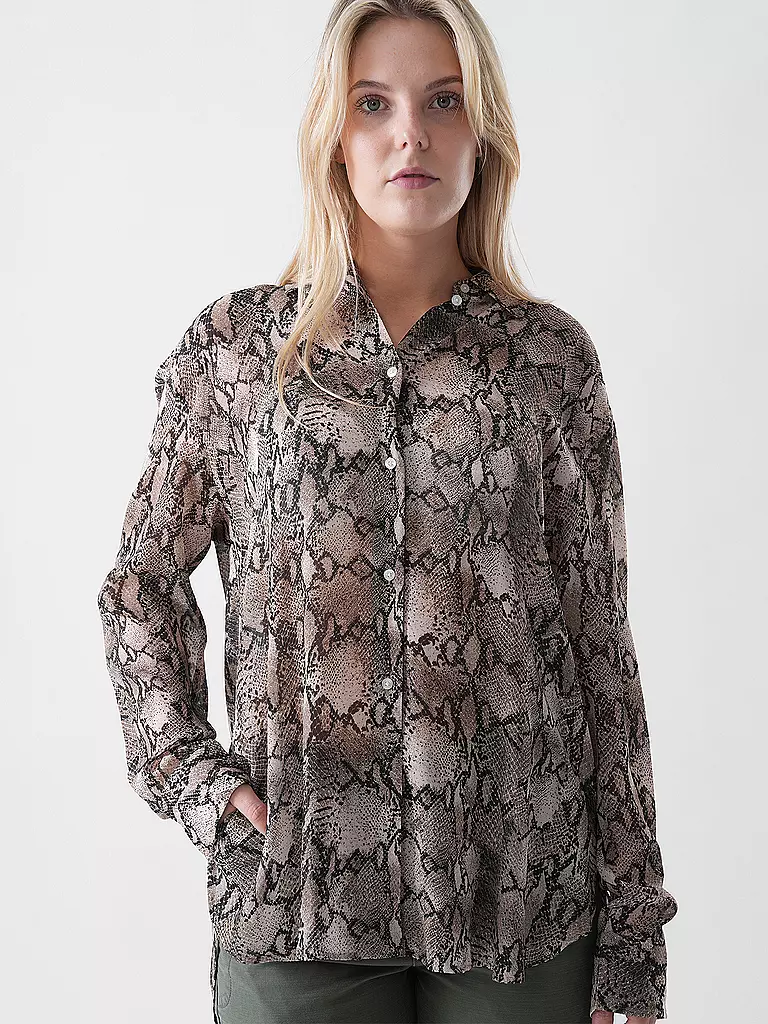 HUGO | Hemdbluse THE BOYFRIEND SHIRT | beige