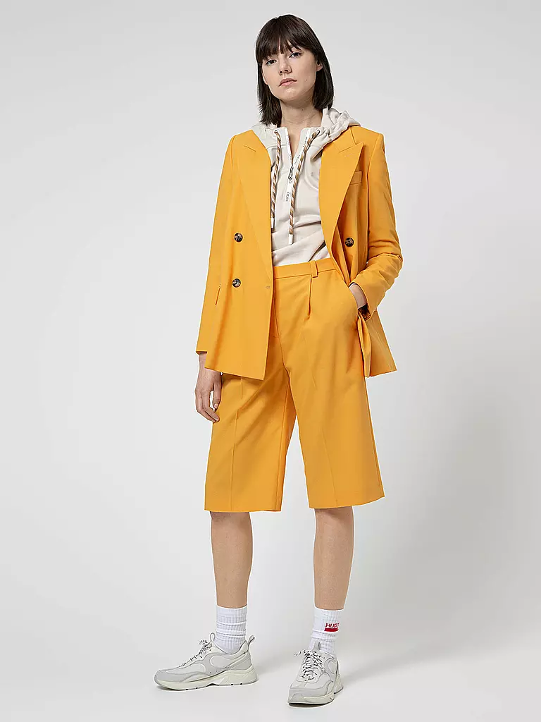 HUGO | Hose - Culotte Relexed Fit " Hilora " | gelb