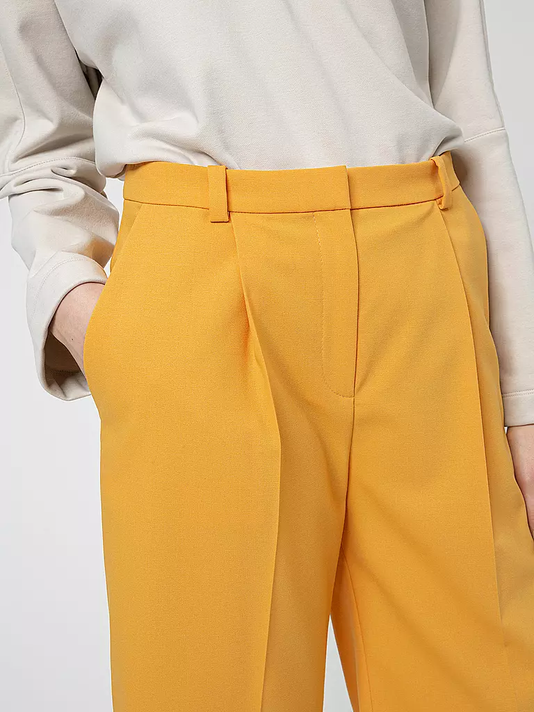 HUGO | Hose - Culotte Relexed Fit " Hilora " | gelb