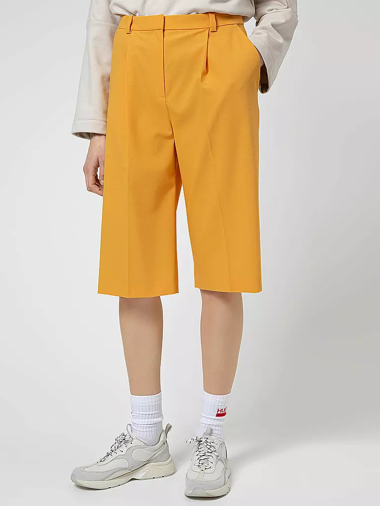HUGO | Hose - Culotte Relexed Fit " Hilora " | gelb