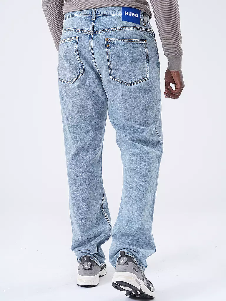HUGO | Jeans Baggy Fit NATE  | hellblau