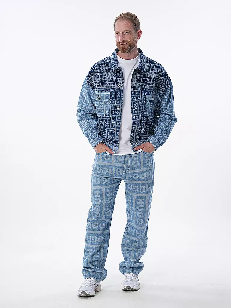 HUGO | Jeans Baggy Fit NATE | blau