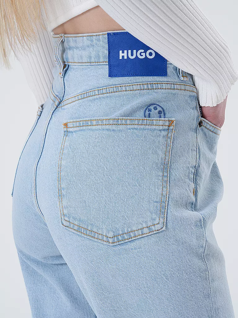 HUGO | Jeans Mom NOE | hellblau