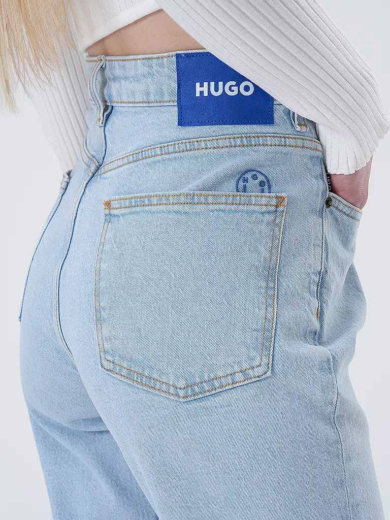 HUGO | Jeans Mom NOE | schwarz