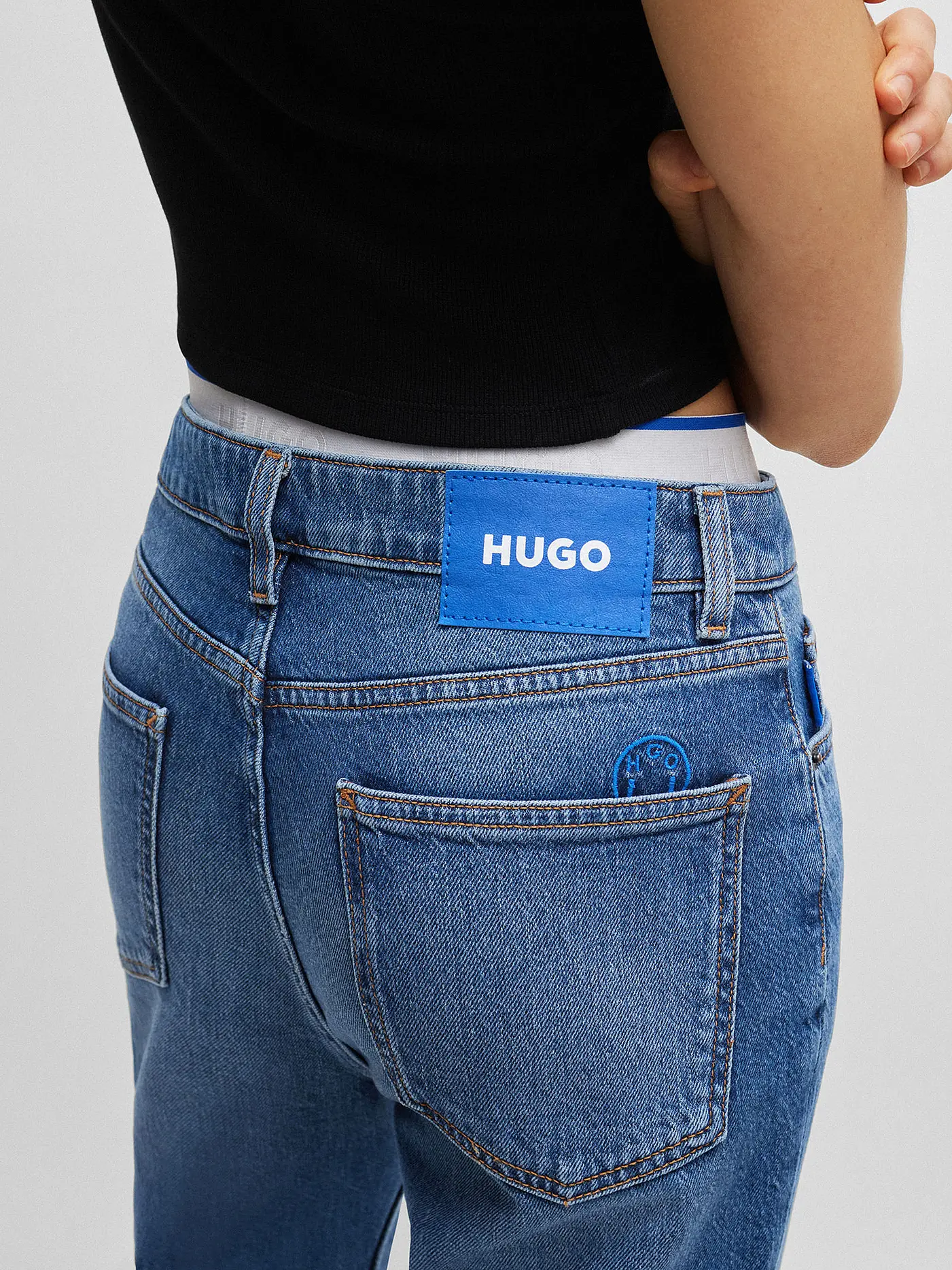 HUGO | Jeans MOM NOE_B | blau