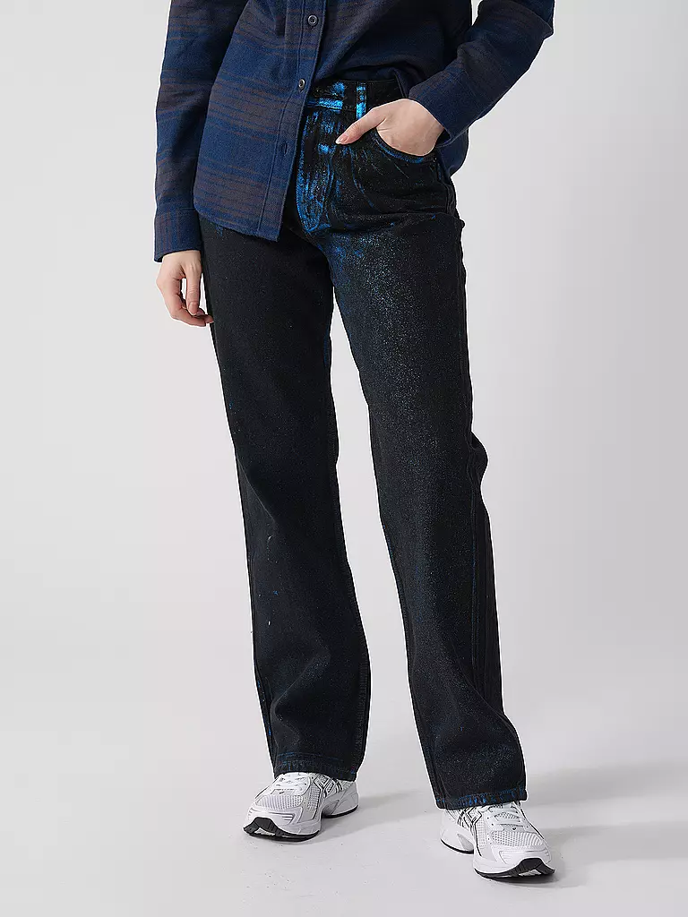 HUGO | Jeans Straight Fit ELYAH_B  | schwarz